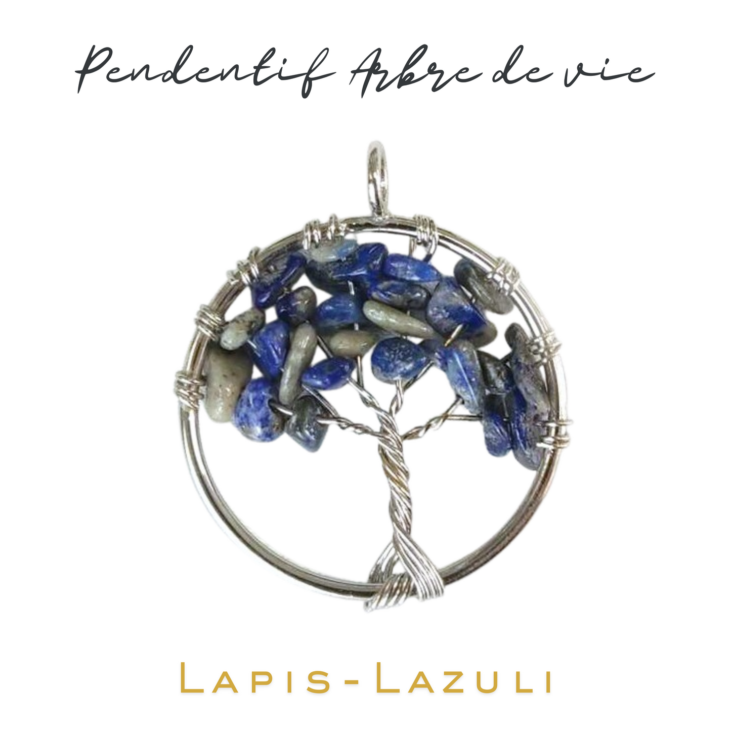 Pendentif arbre de vie 30 mm_Lapis-Lazuli
