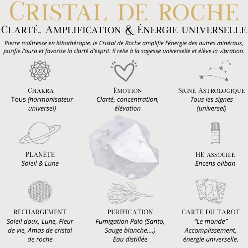 Pendule Séphoroton_Cristal de roche_Modèle "LEHAHIAH"