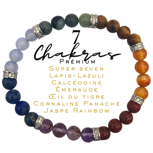 Bracelet sur mesure_7 Chakras Prémium